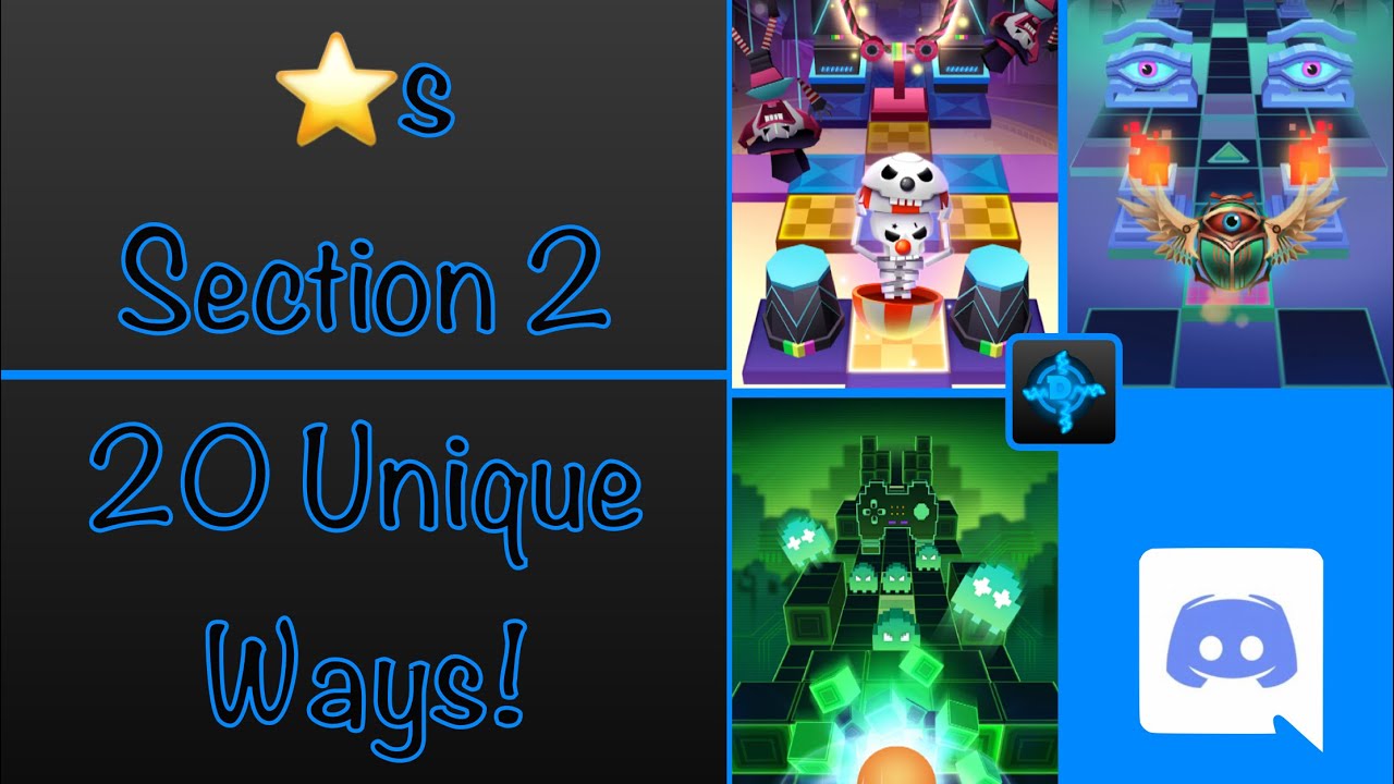 Rolling Sky ⭐️ Section 2 - 70 Unique Ways