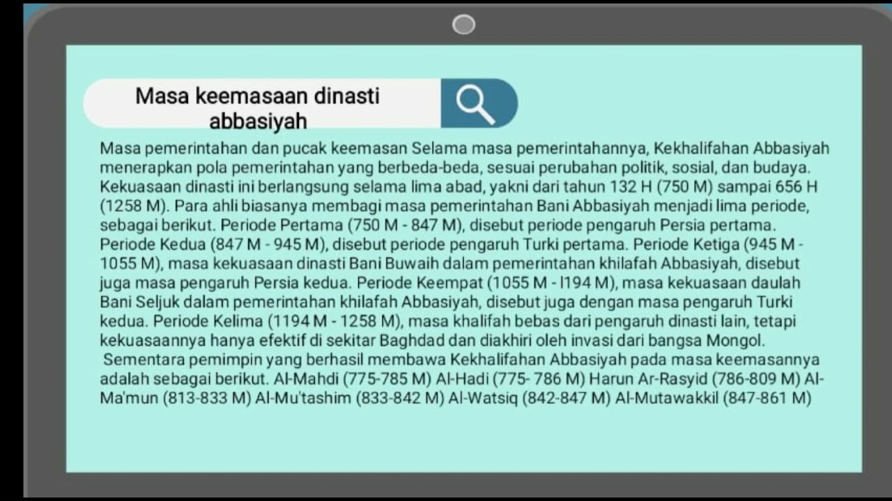 SPI_kelompok 6_ dinasti abasyiah