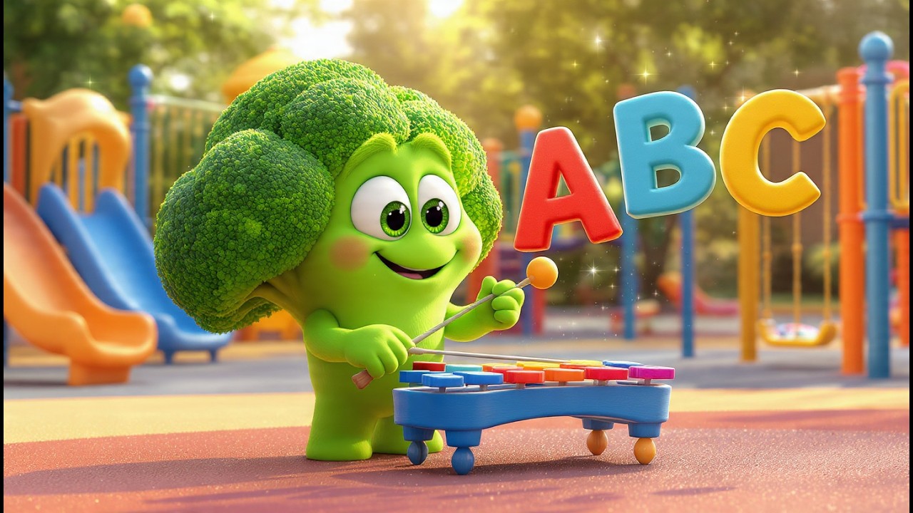 Alphabet Sounds Playground 🥦🌈 Calm Xylophone Son