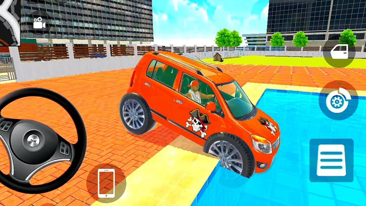 Ultimate Modified 💥 Wagnor Car 🔶️ Orange Color ▪︎ Indian 🇮🇳 Grand Theft Auto Game 💥 