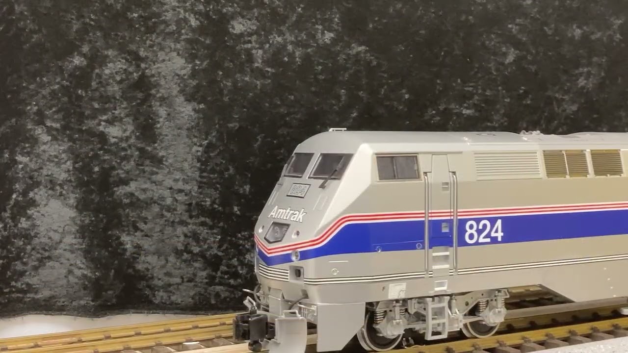 This LGB Amtrack Genesis was brought to life with Zimo
