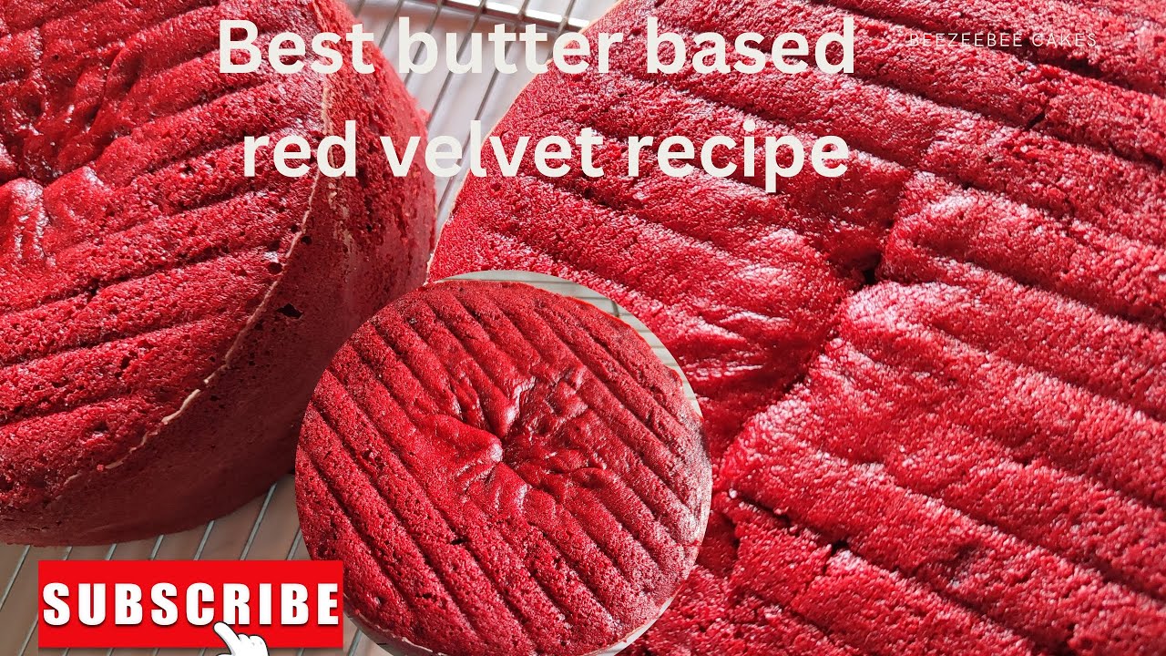 How to bake butter based red velvet cake without a mixer| Easy red velvet cake recipe 