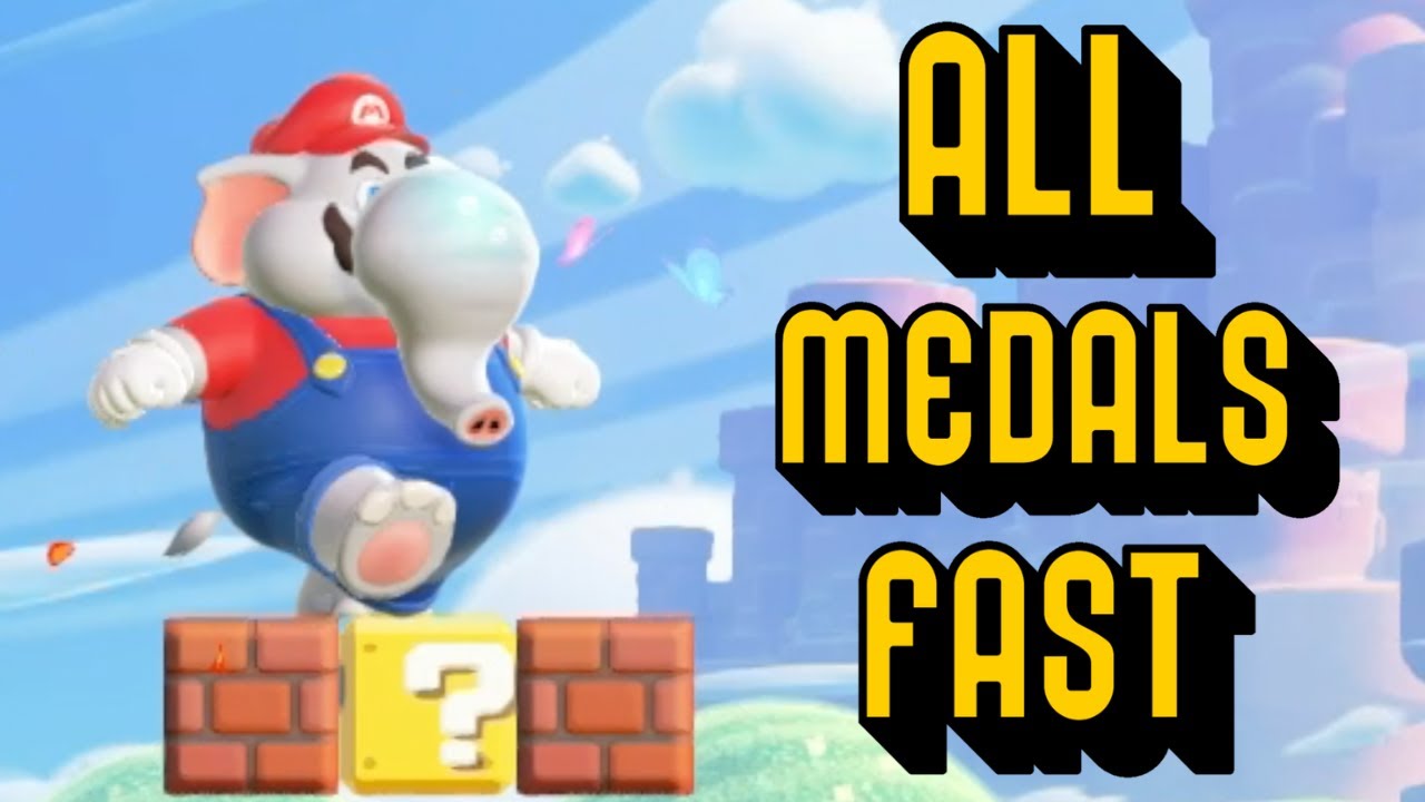How To Get ALL Medals FAST In Super Mario Wonder