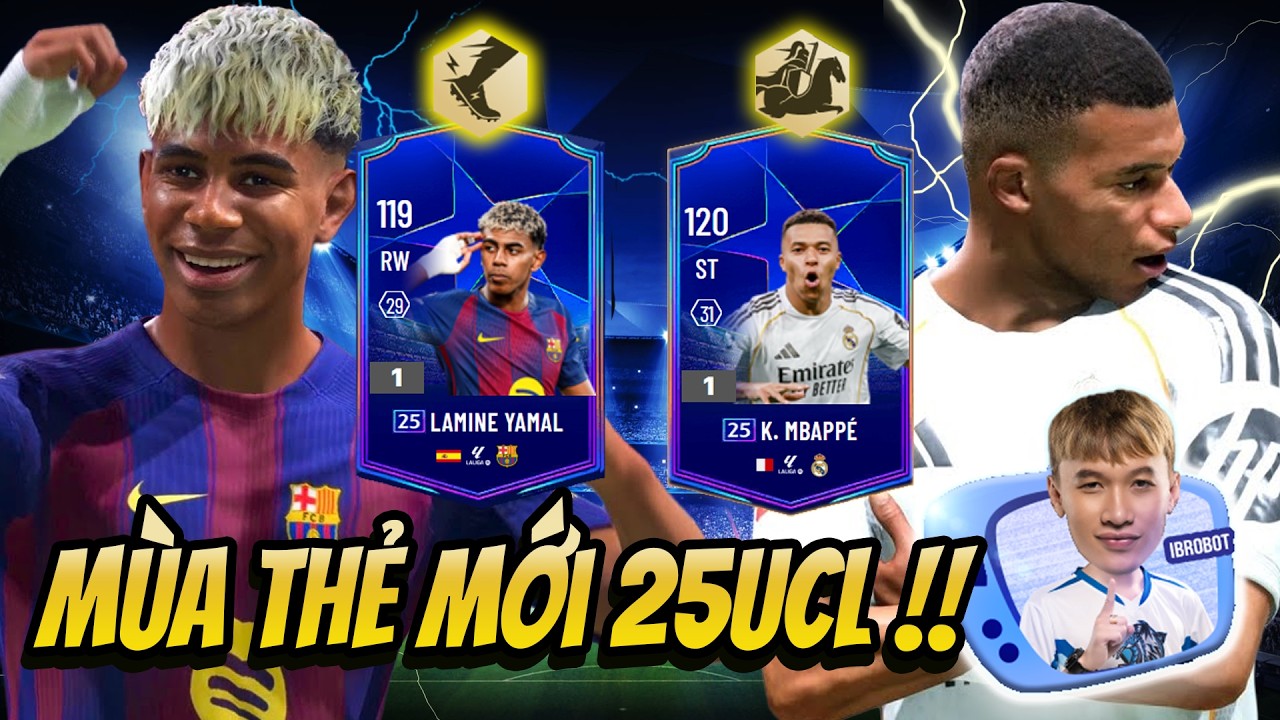 Soi Thử Bộ Chỉ Số Của Mùa Thẻ Mới 25UCL Xem Những Cầu Thủ Nào Đáng Đầu Tư Nhất! | Ibrobot FC Online