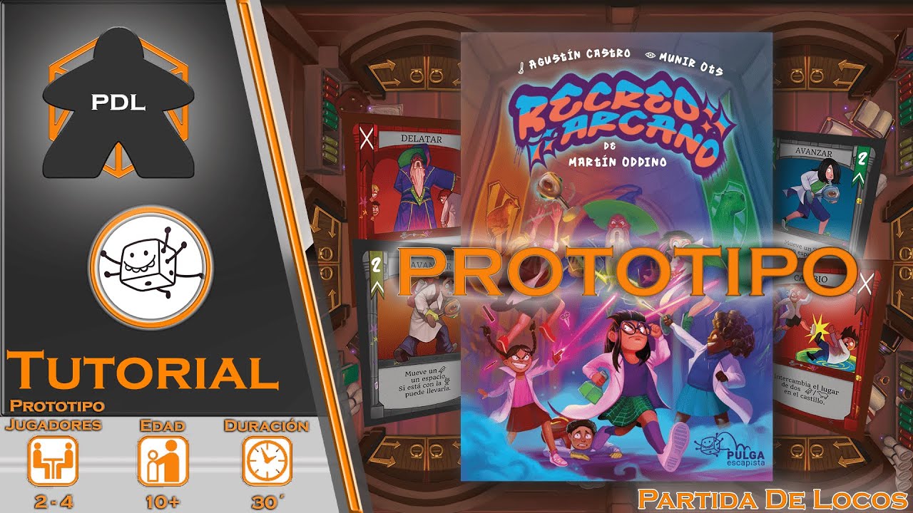 Conocé cómo jugar el prototipo de Recreo Arcano | Martín Oddino | Pulga Escapista | PDL |