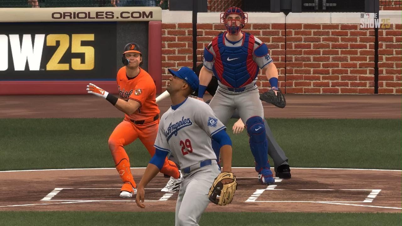 MLB The Show 25　オリオールズvsドジャース　観戦　スタメン適当