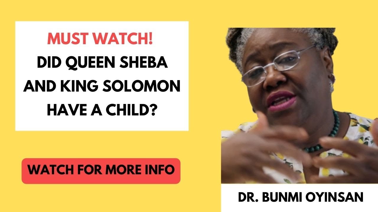 DID QUEEN SHEBA AND KING SOLOMON HAVE A CHILD? | Sankofa Pan African Series