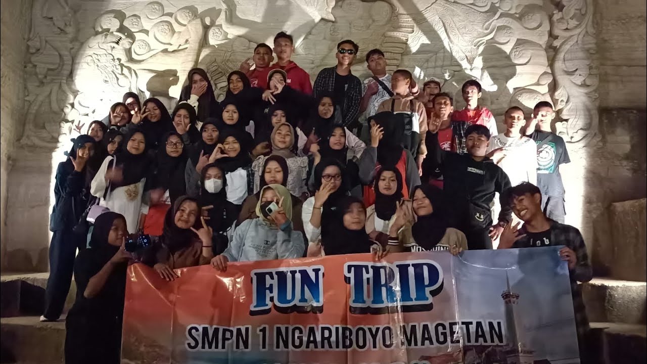 Fun trip SMP Negeri 1 Ngariboyo Magetan ke Yogyakarta 22 februari 2023