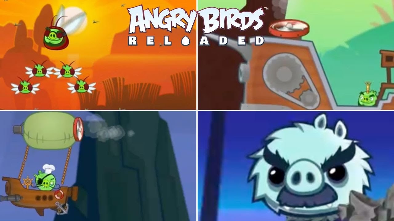 Angry Birds Reloaded Secret Area Boss Battles (V3.21)