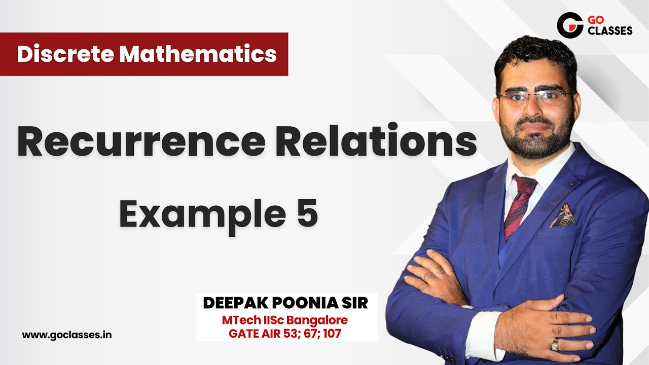 Example 5 | Recurrence Relation to pay a bill of 17 Pesos using the Currency Coins | DEEPAK POONIA