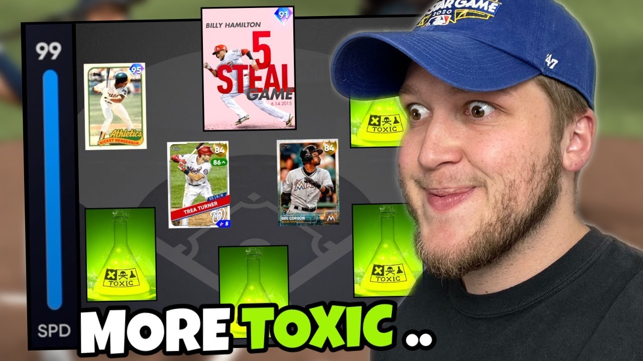 i added DIAMOND BILLY HAMILTON to the TOXIC SQUAD.. WHAT AN ENDING! MLB The Show 21
