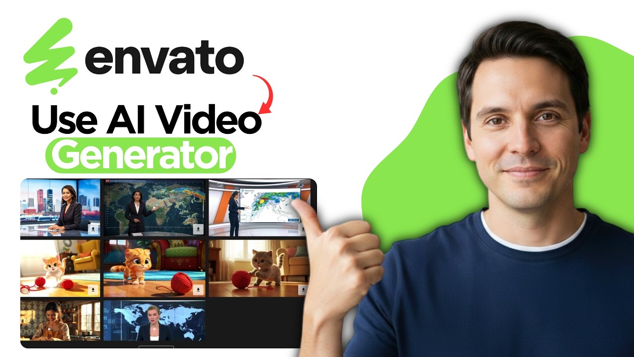 Как использовать ИИ-генератор видео Envato Elements (пошаговое руководство на 2026 год)