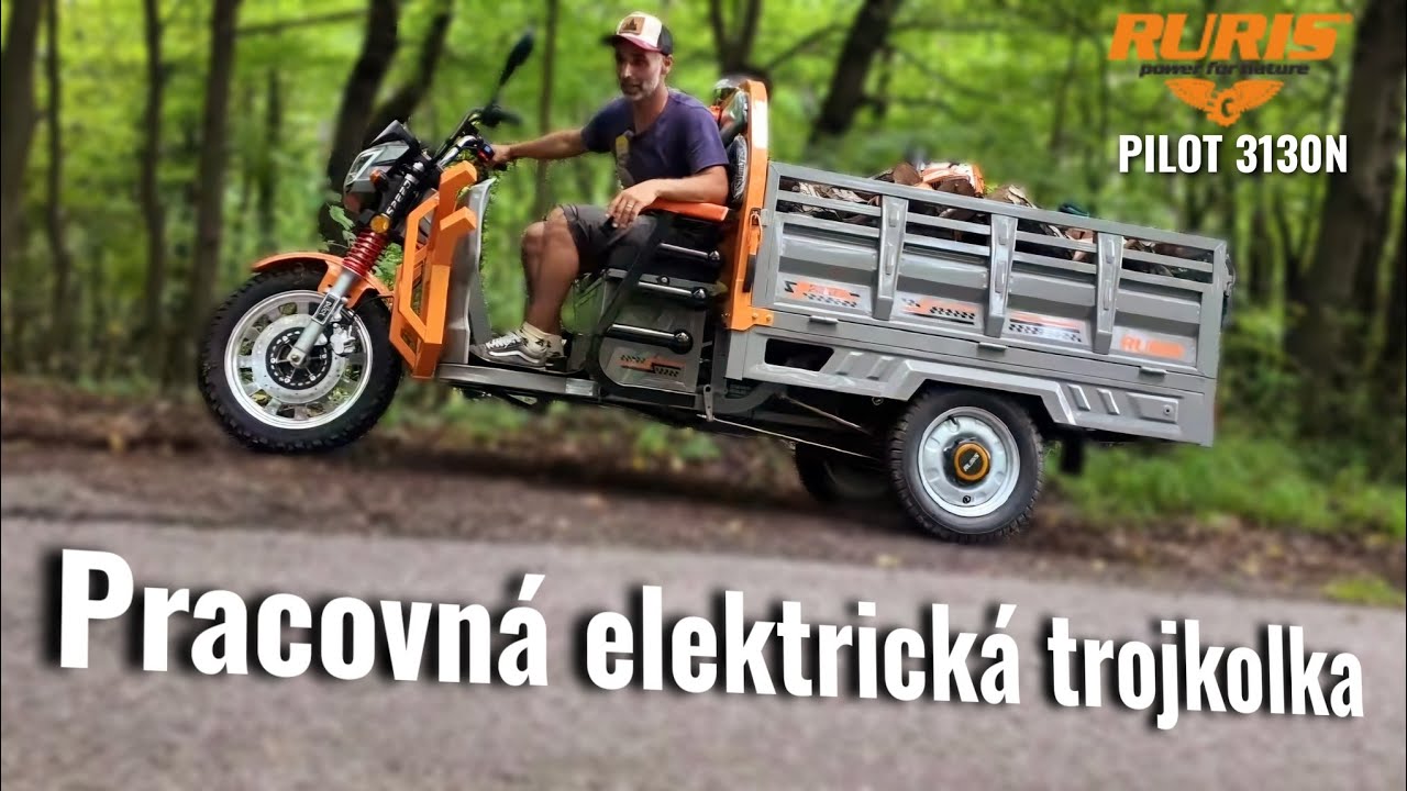 Nákladná elektrická trojkolka RURIS PILOT 3130N - TEST 