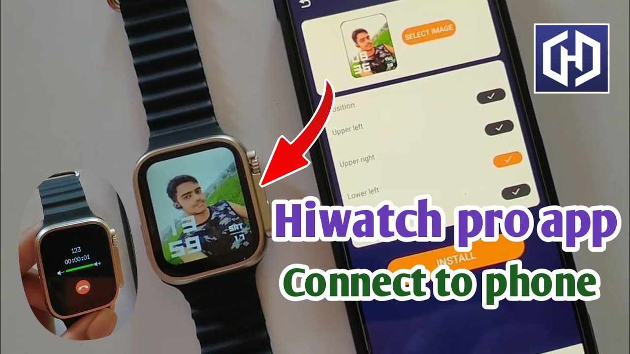 hiwatch pro connect to phone|i9 ultra max smartwatch connect to phone