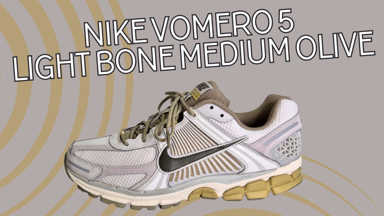 Nike Zoom Vomero 5 Light Bone Medium Olive Unboxing and On Foot Review | Detailed Look