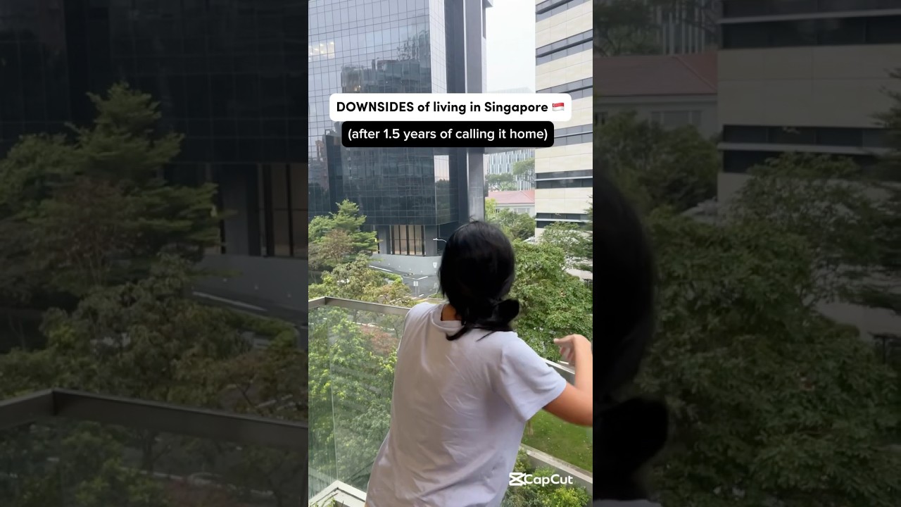 Downsides of living in Singapore 🇸🇬 #singapore #expatlife #expat #indianinsingapore #shorts #viral