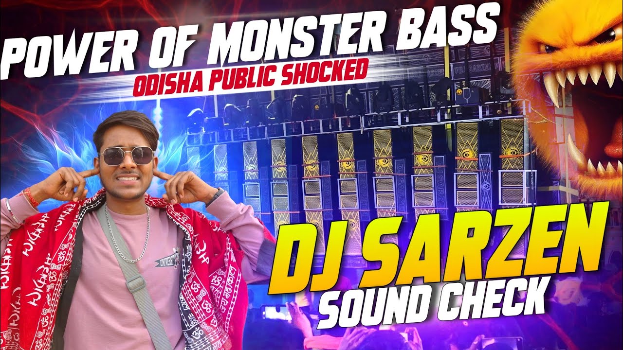 DJ SARZEN ka Single MONSTER BASS 💥👊 का जलवा🤩💥 pura public 😲 SHOCKED