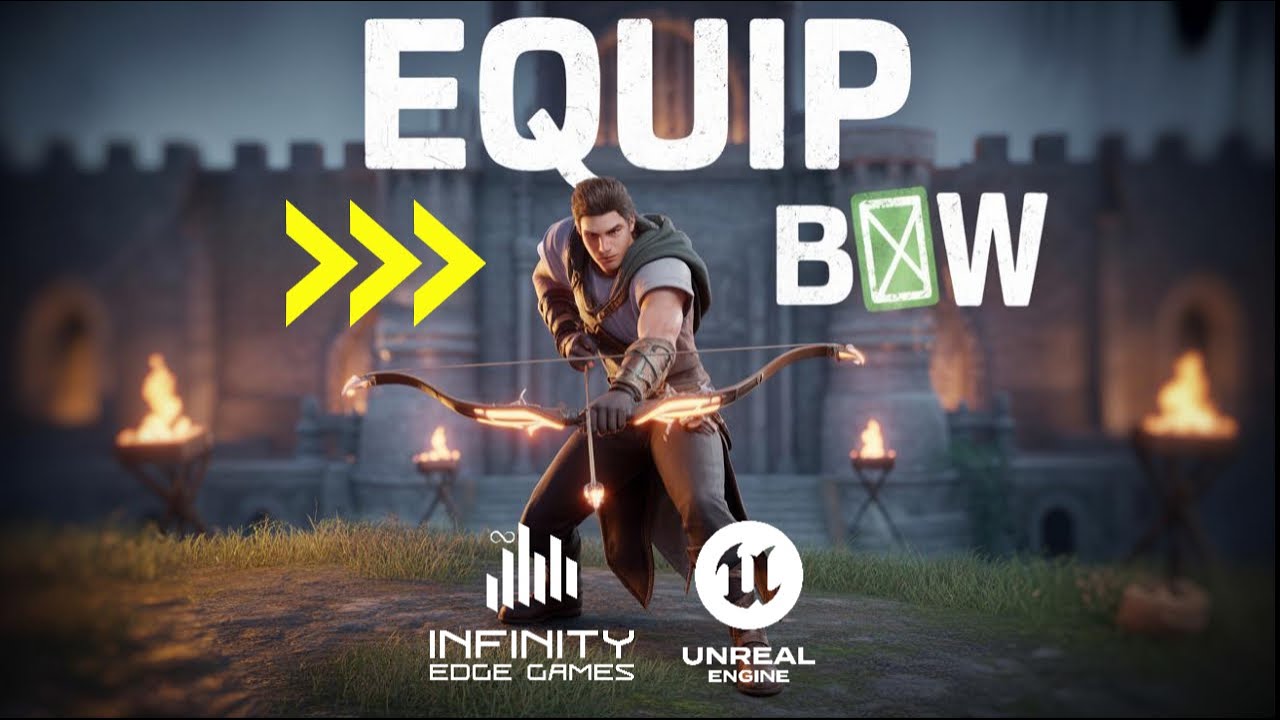 #36 Archery | Equip Bow | RPG Framework in Unreal Engine 5