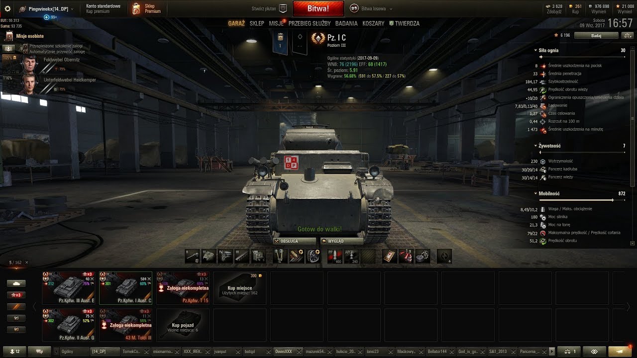 Kompilacja #2 - Pz. 1 C - World of Tanks