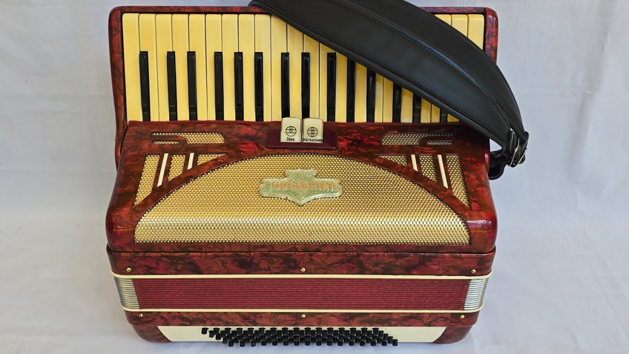 (VENDIDA) Acordeon 80 Baixos Todeschini Dente de Coelho 