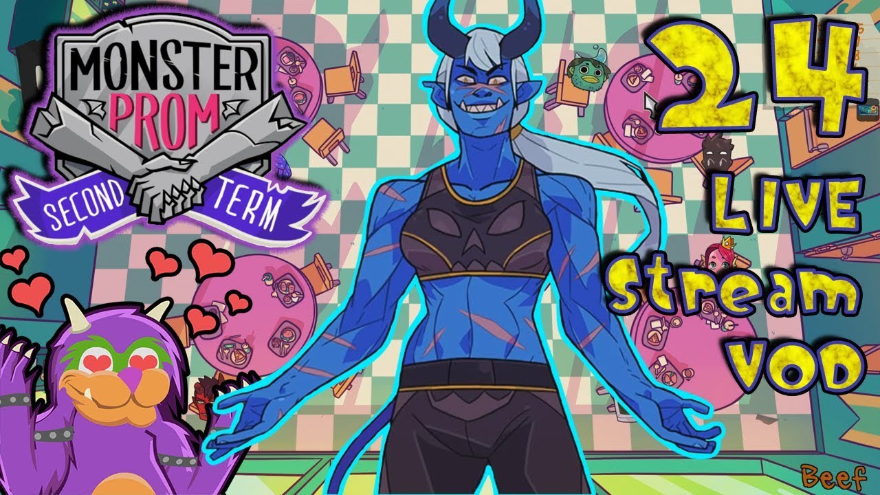 Monster Prom Second Term | SECRET Route - The Demon Dahlia (Live Stream VOD)