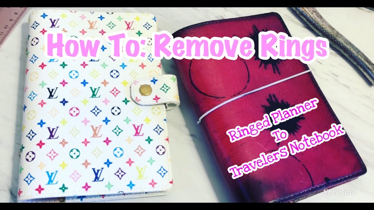 How to: Ring Planner to Travelers Notebook