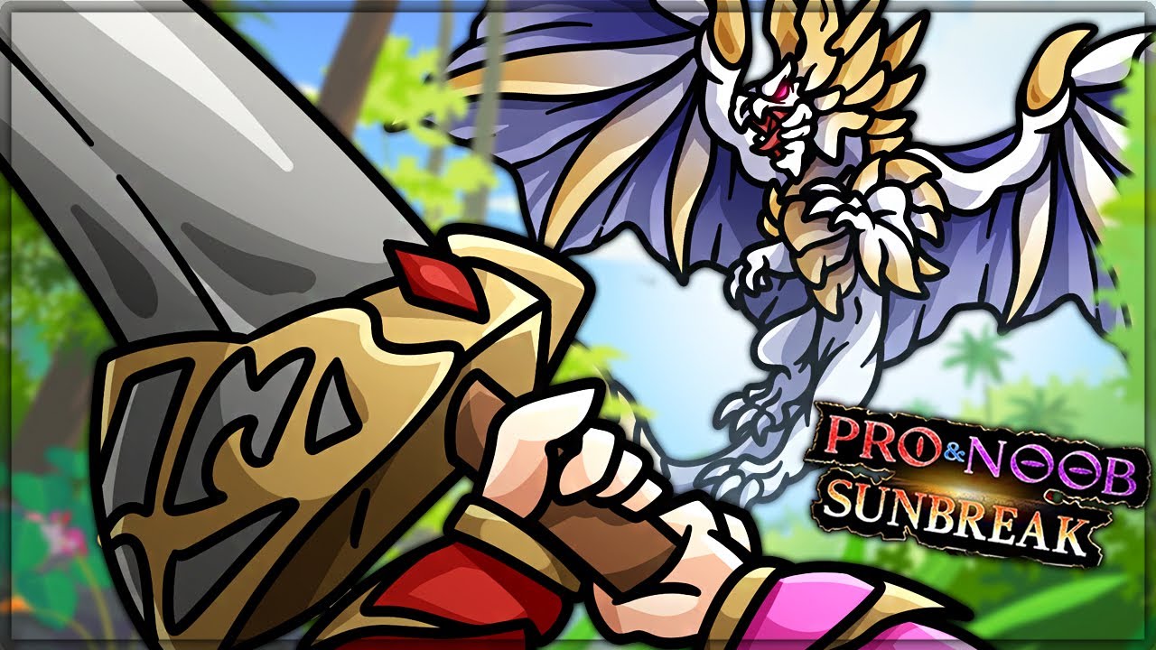 REAL 1ST PERSON MONSTER HUNTER - Pro and Noob VS Monster Hunter Rise Sunbreak!