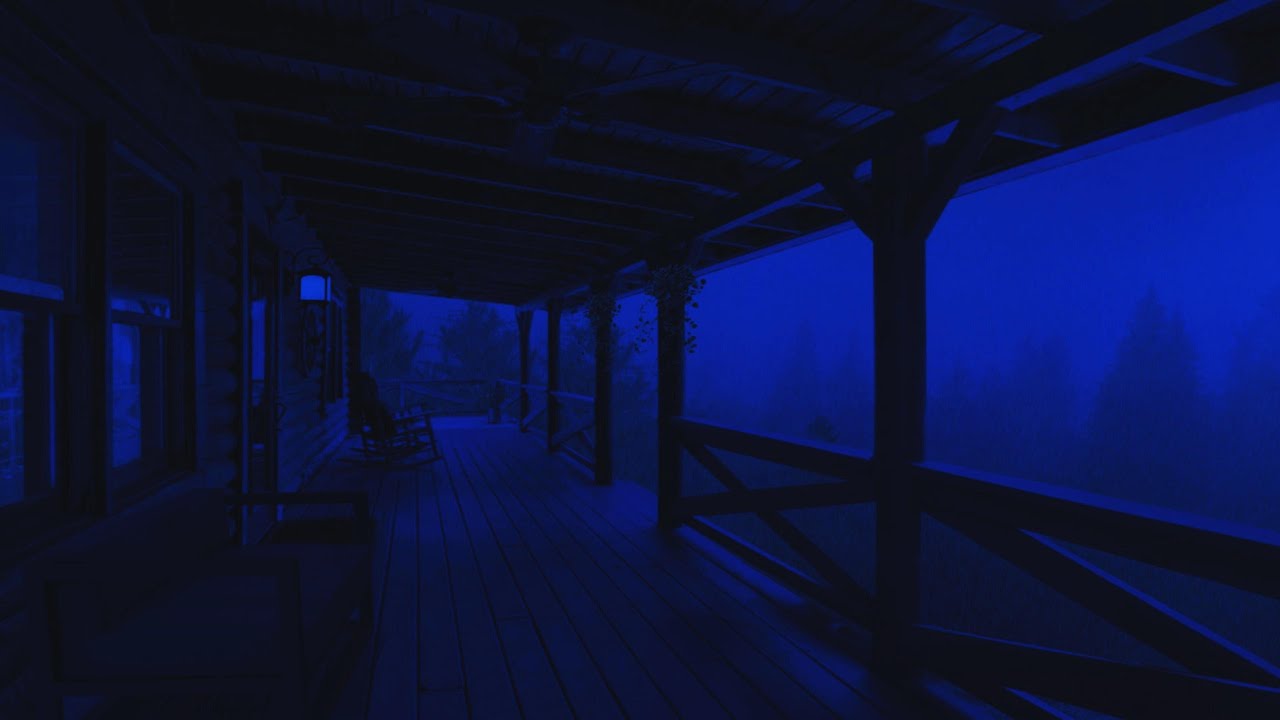 Stormy Night in the Woods – Thunder and Rain for Deep Healing Sleep