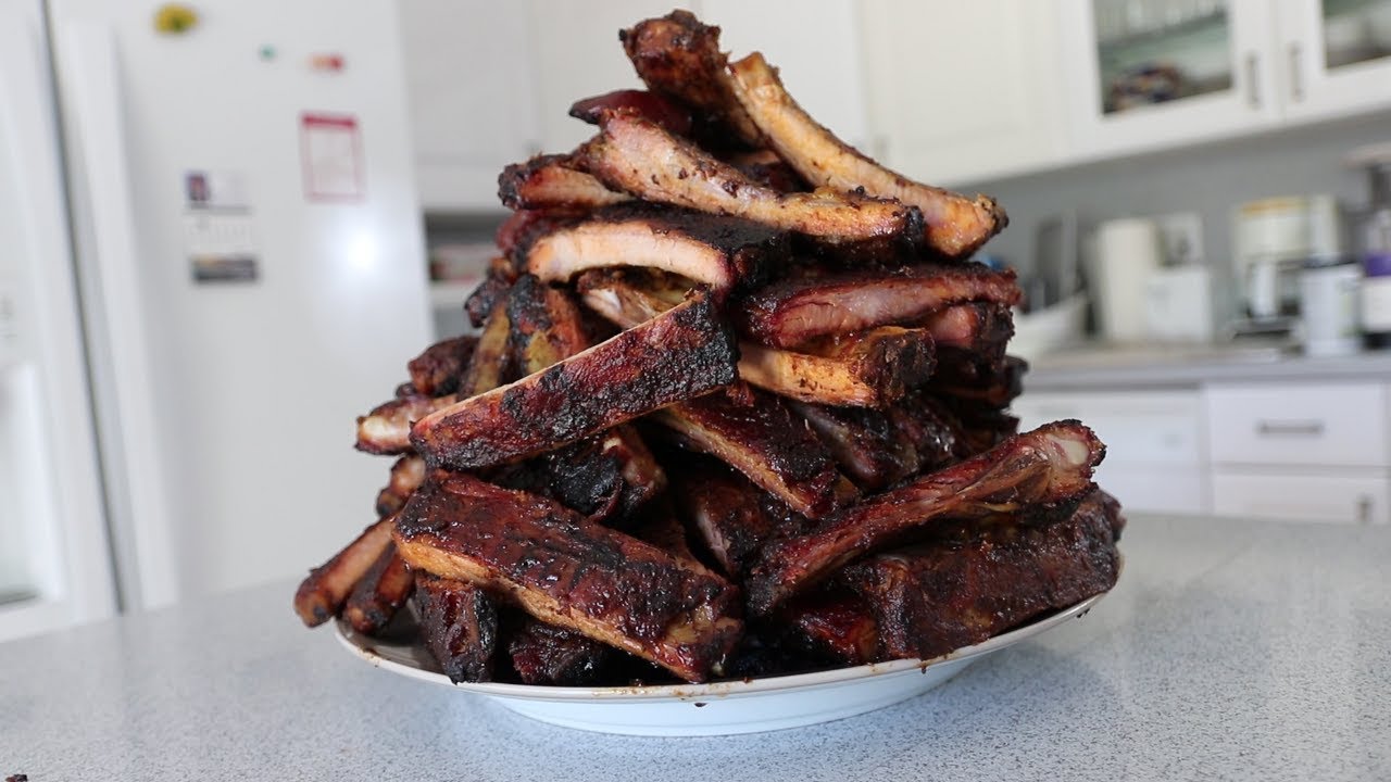 100 Pork Ribs vs Matt Stonie (15,000+ Calories)