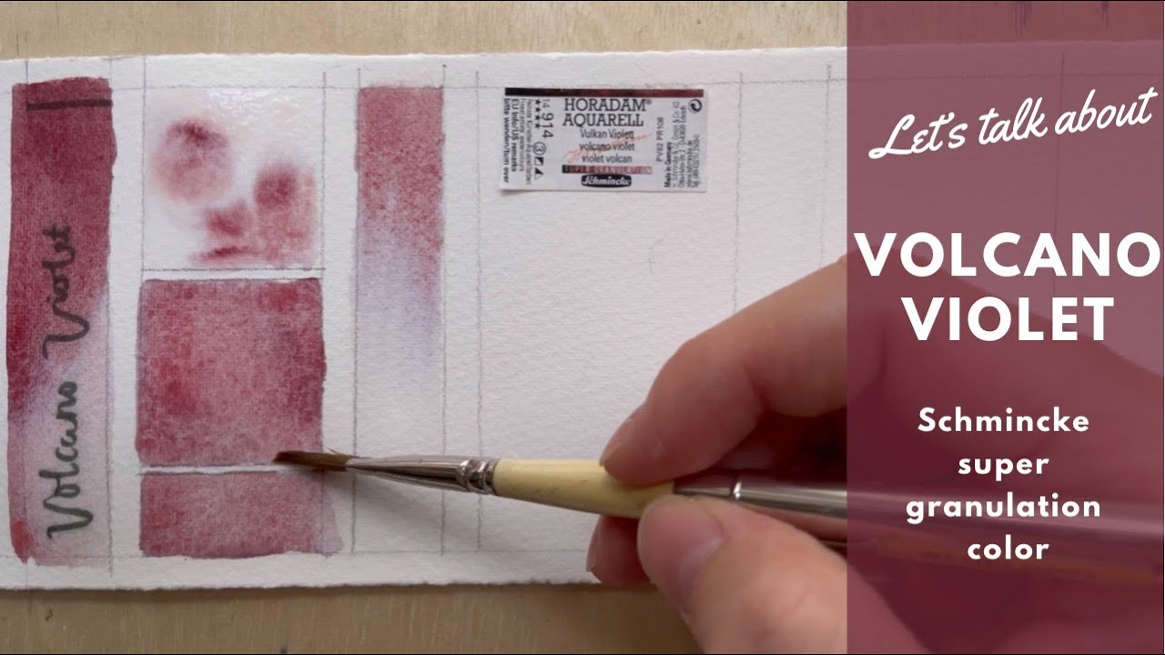 Let's talk about Schmincke Volcano Violet