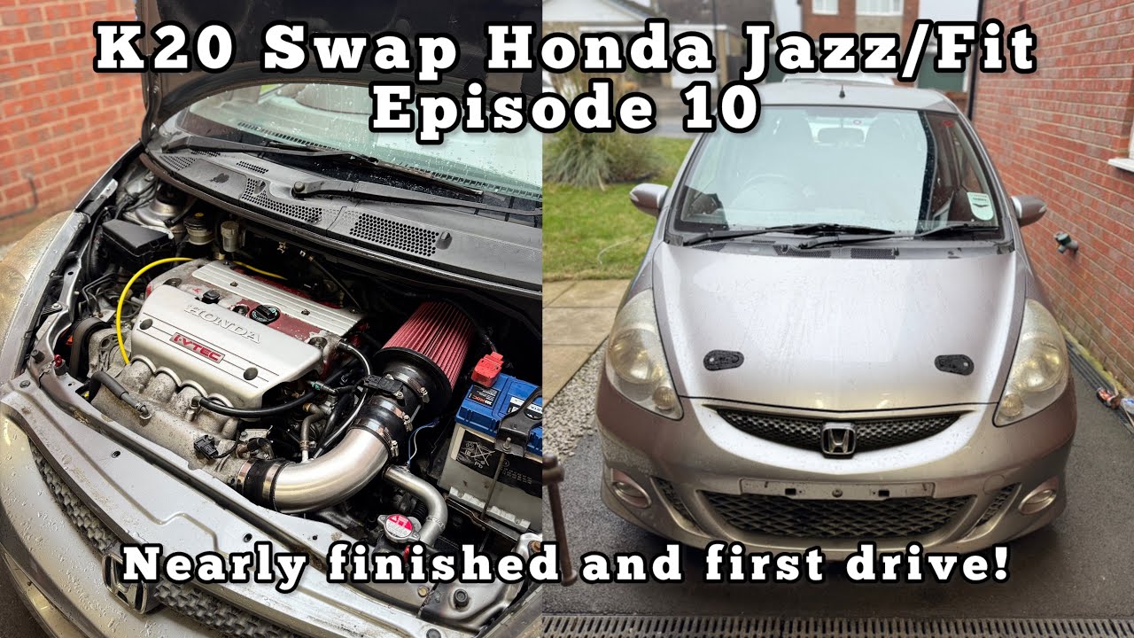 ПЕРВЫЙ ЗАЕЗД! Honda Jazz/FIT с двигателем K20.