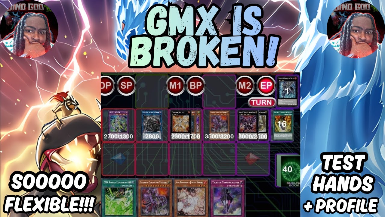 HOLY!!!! NEW GMX DINOSAUR COMBO'S & PROFILE | POST BURST PROTOCOL YU-GI-OH!