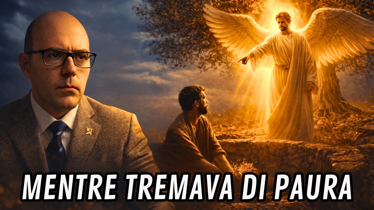 L'Angelo lo chiamò valoroso mentre tremava di paura
