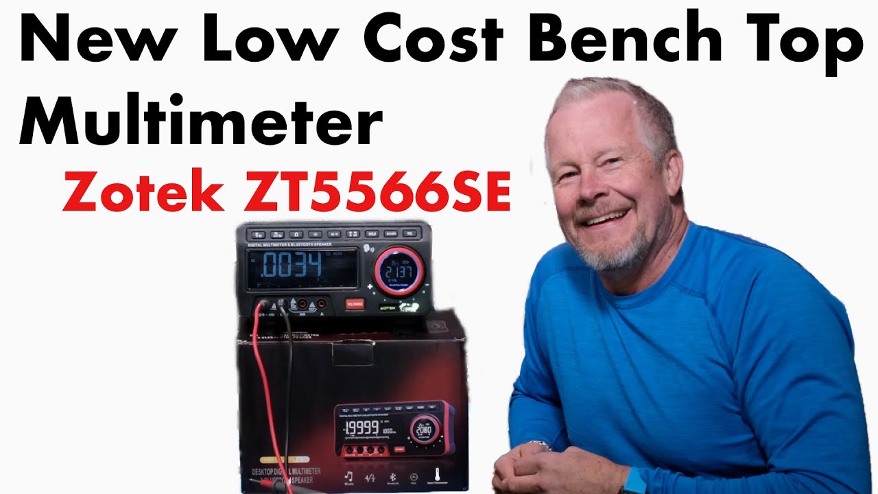 New Low Cost Bench Multimeter - the Zotek ZT-5566SE