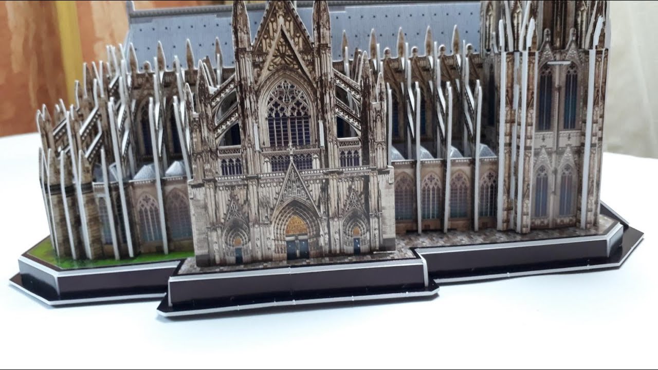 3D puzzle of The Cologne Cathedral  179 Pieces