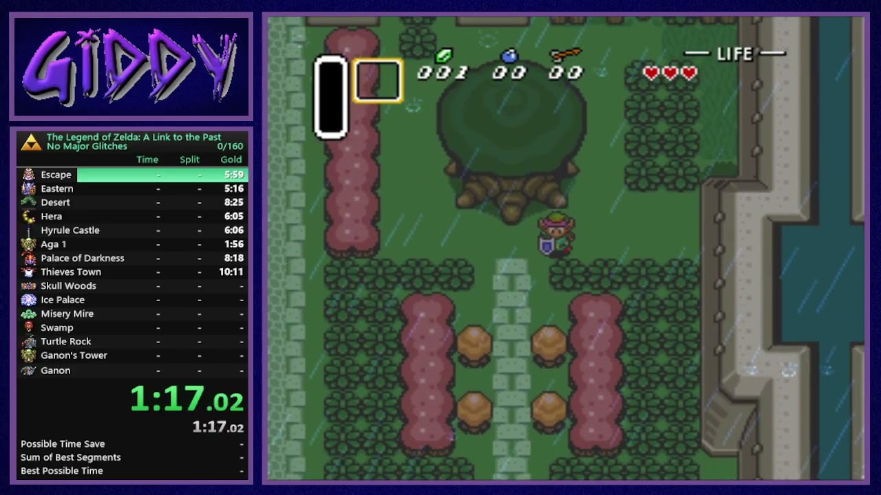 ALTTP attempts and Runs