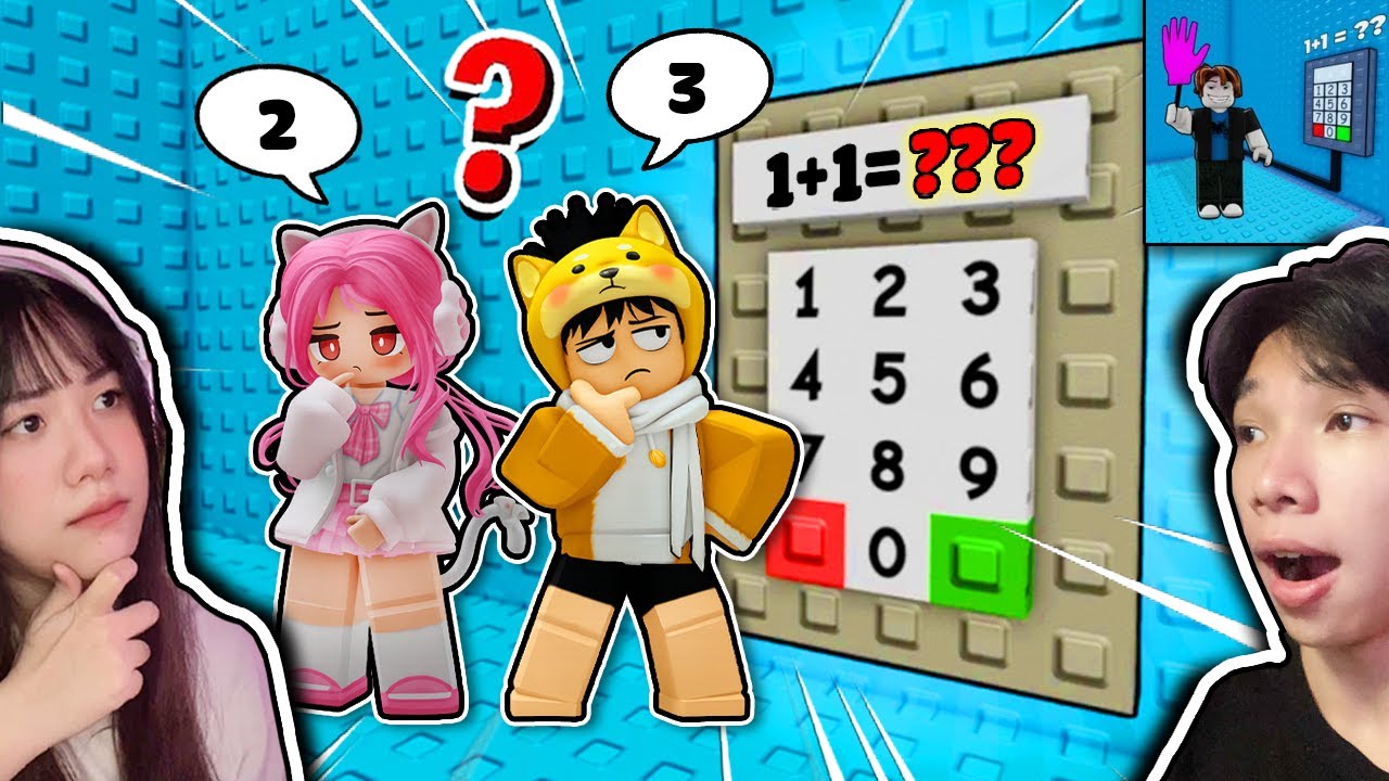 Thử Thách Leo Tháp IQ Đo Sự Thông Minh Cùng Người Yêu 🤔 Ngáo Và Kemy IQ Tower Roblox 🤓