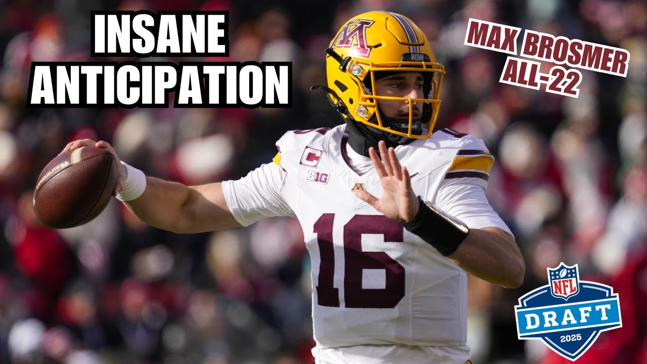 Film Breakdown: Max Brosmer is the BEST Anticipatory Passer in 2025 NFL Draft | Minnesota Vikings