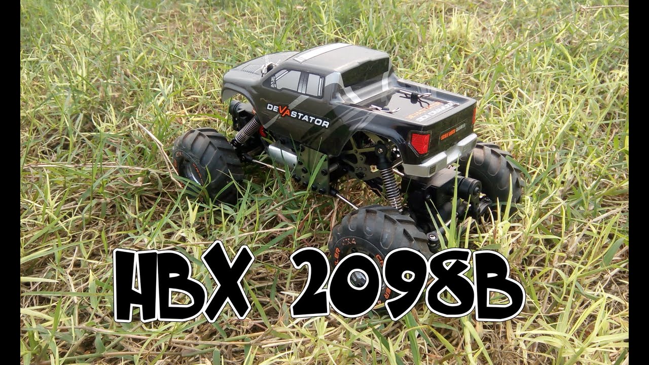 [Распаковка - Test] HBX 2098B 1/24 4WD Mini RC Альпинист / Гусеничный Металлический корпус