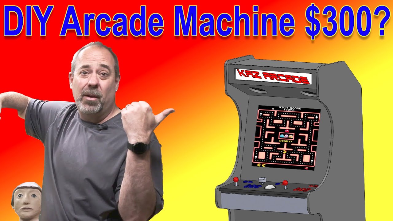 Multi Arcade Machine Build Part 2 of 3   $300? DIY Multi Arcade Cabinet on a budget!  80's FTW!