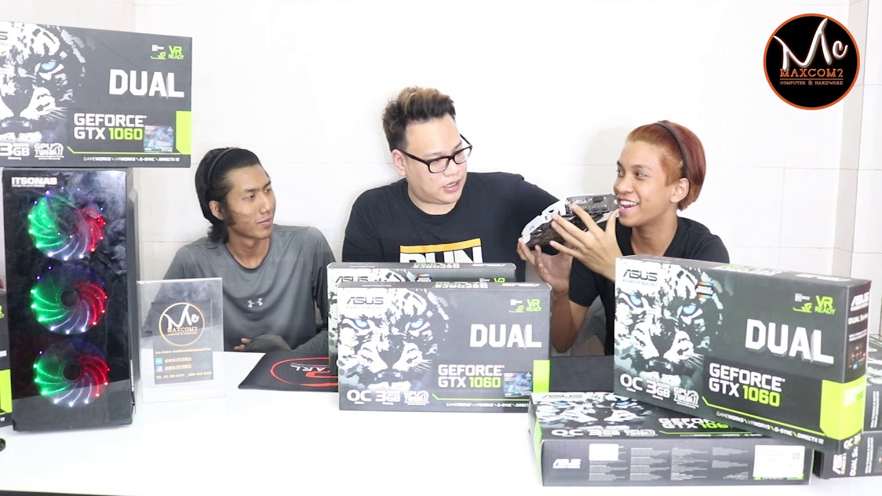 รีวิว การ์ดจอ ASUS GTX1060 DUAL 3GB