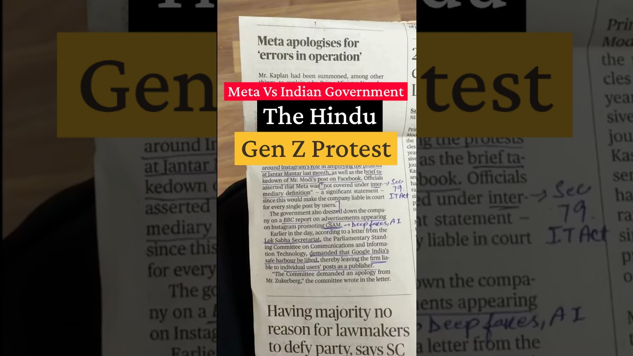 Meta Says Sorry for PM Modi Post Error, Deepfakes & More | Latest News