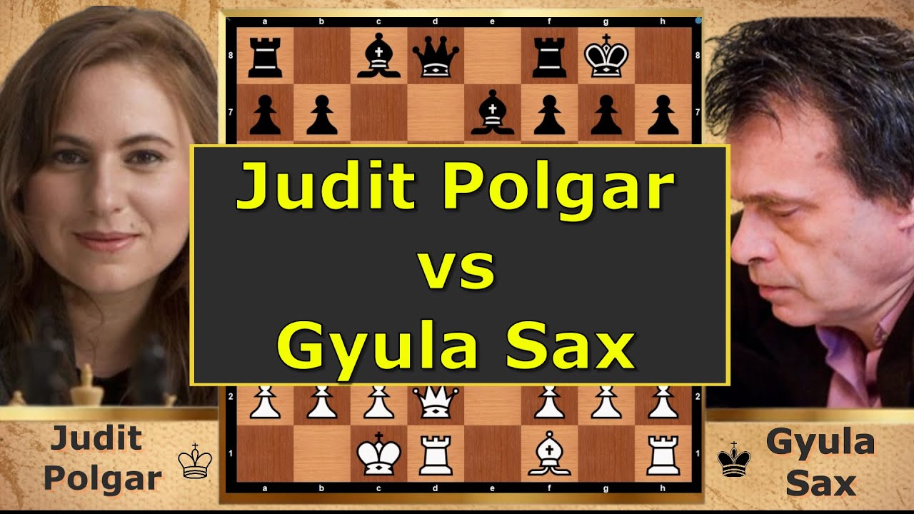 JUDIT POLGAR vs GYULA SAX – Fire on the Kingside ♟️🔥 #juditpolgar #chess #chesslegends