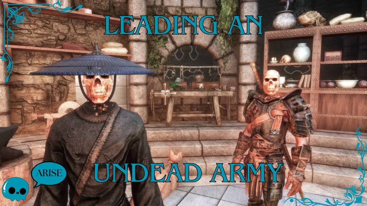 Leading an Undead Army | Skyrim NOLVUS | Skeleton Soldier