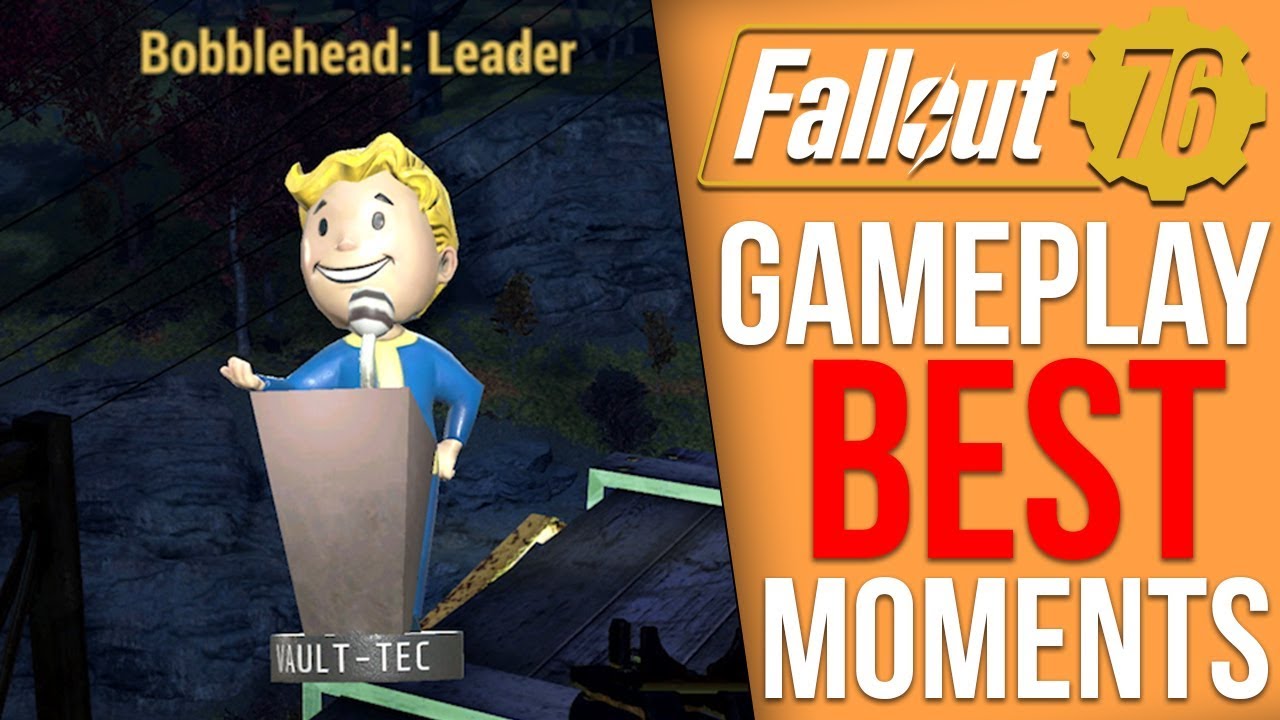 Fallout 76 Gameplay Highlights - Finding a Bobblehead, Taking down a Scorchbeast, PvP