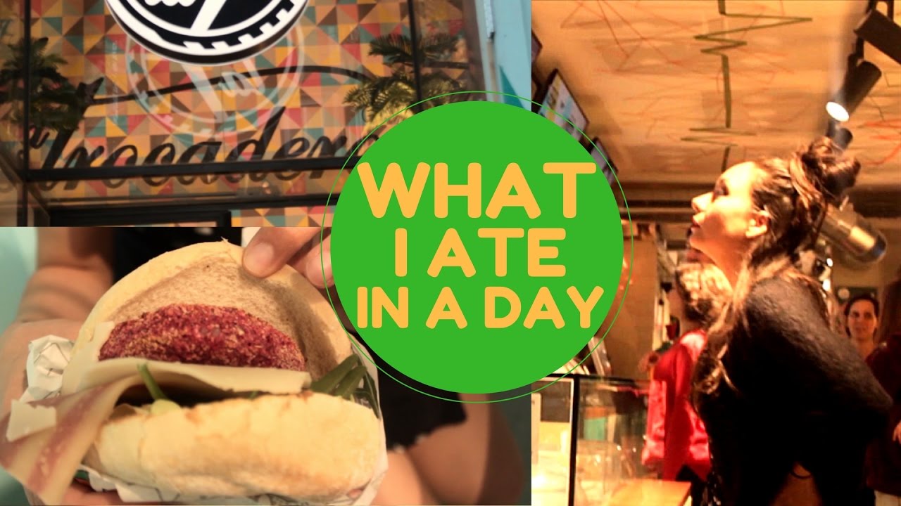 WHAT I ATE  (DINNER AT LA TROCADERO) IN A DAY  | VEGAN