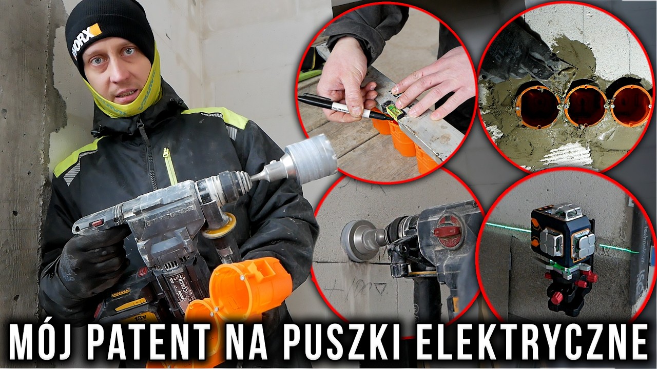 Łatwe wyznaczenie i obsadzenie puszek elektrycznych z przymiarem - Fox Corner