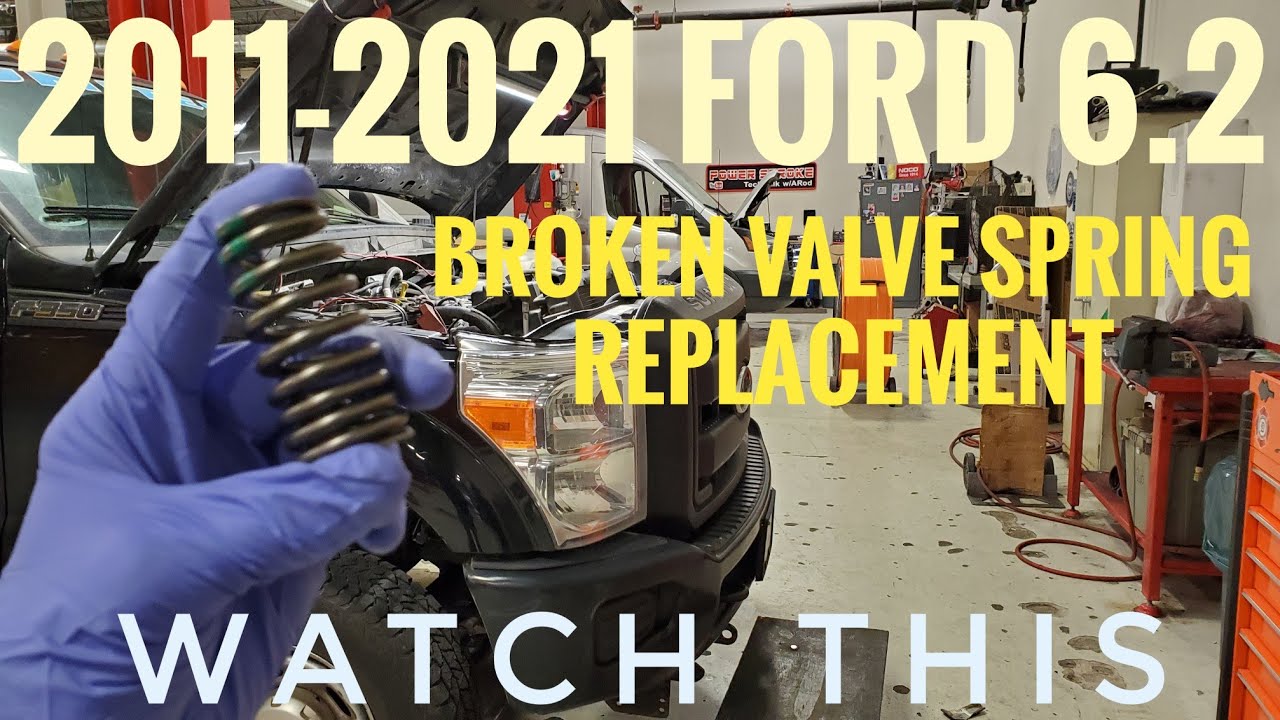 BROKEN VALVE SPRING | Ford Superduty 6.2 GAS V8