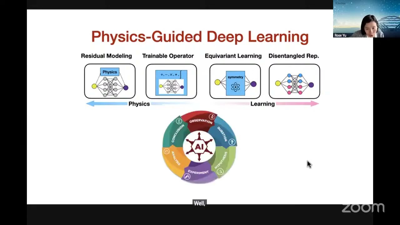 Rose Yu's Talk: Grounding foundation models for physical sciences