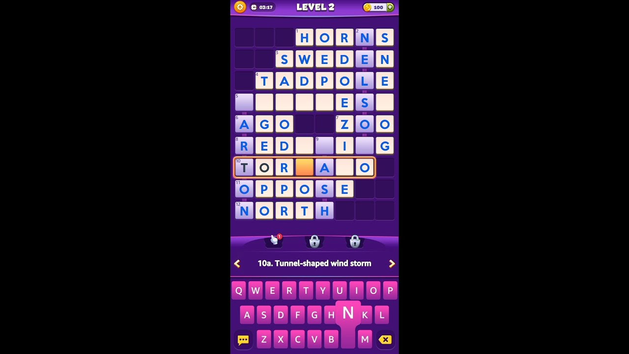Word Hike - Inventive Crossword (-by Joy Vendor) - free word puzzle game for Android - gameplay.